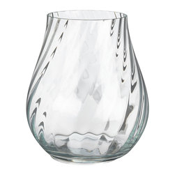 John Lewis - Short Swirl Optic Vase - Vases