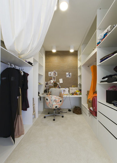 Модернизм Кабинет by Архитектурная мастерская za bor