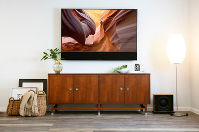 Inspiration for a modern bedroom remodel in Other