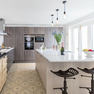 Kitchen with Island, Kemptown Brighton