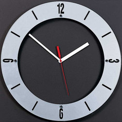 Emilio Square Back With Round Floating Face Clock by Peter Pepper - Clocks