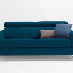Pezzan Firenze Modern Sofa Sleeper | Ocean Blue - $2,689 - Sleeper Sofas