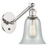 Innovations Lighting - Innovations Lighting 317-1W-PN-G2812 Hanover, 1 Light Wall In Industrial - The Hanover 1 Light Sconce is part of the BallstonHanover 1 Light Wall Polished NickelUL: Suitable for damp locations Energy Star Qualified: n/a ADA Certified: n/a  *Number of Lights: 1-*Wattage:100w Incandescent bulb(s) *Bulb Included:No *Bulb Type:Incandescent *Finish Type:Polished Nickel