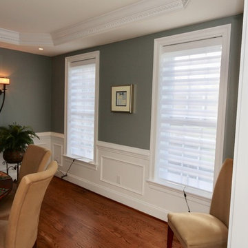 Window Treatments and Kitchen Banquette
