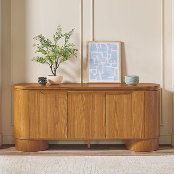 Mid Century Modern Living Room Storage