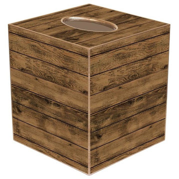 TB8264-Shiplap Wood Tissue Box Cover
