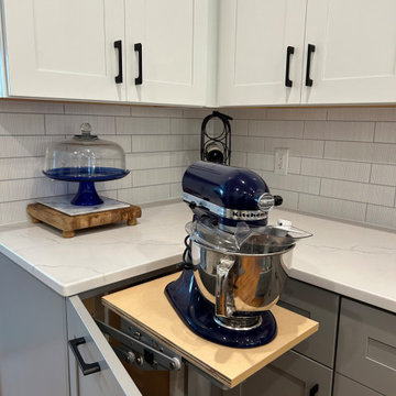 Transitional Kitchen Remodel Done in a Two-Tone Color