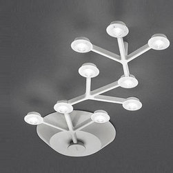 Artemide - Led Net Line 66 Ceiling Lamp by Artemide - Flush-mount Ceiling Lighting