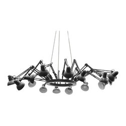 Ron Gillard dear ingo suspension light reproduction - Chandeliers
