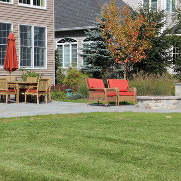 Back Patio with Firepit & Built in BBQ
