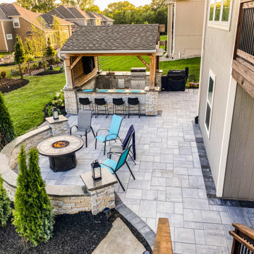 Triple P Project- Pavers, Pergola, and Fire Pit!