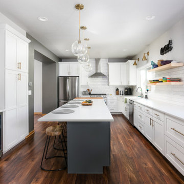Crisp Transitional Kitchen Remodel