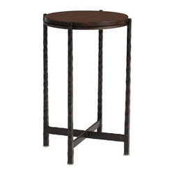 Nash Round Drink Table by Charleston Forge - Side Tables And End Tables