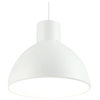 Kira Home Nova 12" Pendant Light, Dome Metal Shade, Acrylic Diffuser, Integrated