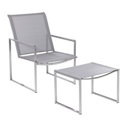 AuthenTEAK Stainless Collection - Outdoor Lounge Chairs