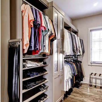 Walk-In Closet With A Variety Of Storage Options