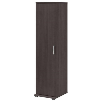 Universal Narrow Clothing Storage Cabinet in Storm Gray - Engineered Wood