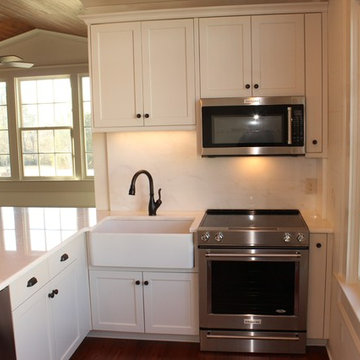 Welsh historic reproduction kitchen porch