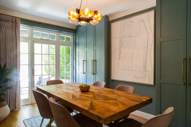 Contemporary Dining Room by Honeybee Interiors and Joinery