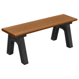 Transitional Outdoor Benches by American Recycled Plastic