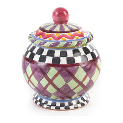 Piccadilly Canister - Small | MacKenzie-Childs - Kitchen Canisters And Jars