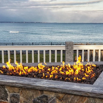 Custom Tranquil Fire-pit for the Anchorage By The Sea