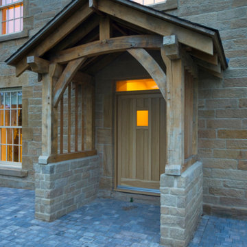 External oak framed porch