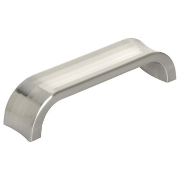 Amerock Concentric Arch Cabinet Pull, Satin Nickel, 3-3/4" Center-to-Center