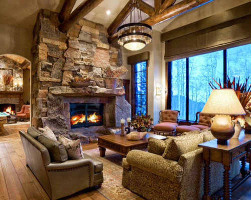 Rustic Living Design Ideas, Pictures, Remodel & Decor