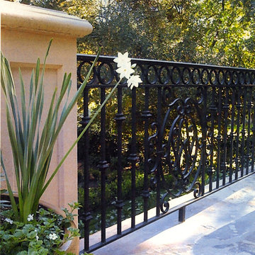 Iron railing