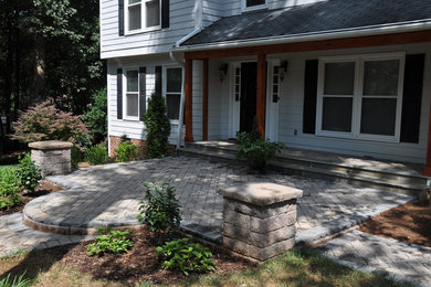 This is an example of a traditional landscaping in Charlotte.