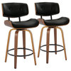 Lombardi 26" Fixed-Height Counter Stool, Set of 2