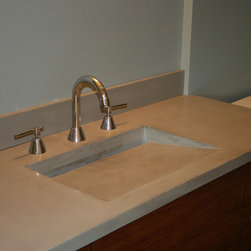 Concrete Bath Sinks - Vanity Tops And Side Splashes