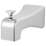 Speakman - Tiber Diverter Tub Spout, Polished Chrome - The Speakman Tiber Diverter Tub Spout features a bold, square design constructed entirely of durable, solid metal. The Tiber Tub Spout is engineered with our slip-fit connection to make installation effortless. Available in an assortment of finishes to perfectly coordinate with members of the Tiber Collection.