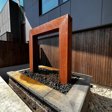 Corten Lawn Art