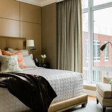Closets behind beds