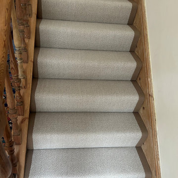 Unnatural Flooring -The Isles - Lundy with Jaspa Woven Binding Elephant Basketwe