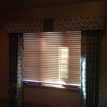 Master Bedroom Cornice and side panels