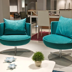 Round Lounge Chair by B&T - Products