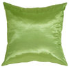 Pillow Decor - Green with White Spring Flower and Ferns Pillow