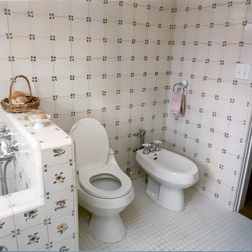 Patterned Partition Bath Remodel