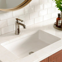 Karran 1-Hole 1-Handle Bathroom Faucet With Pop-Up Drain, Chrome