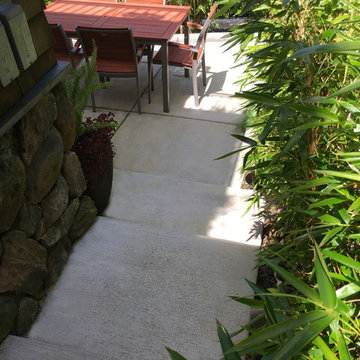 Narrow Sausalito, CA Landscape Transformed For Outdoor Enjoyment & Usable Space