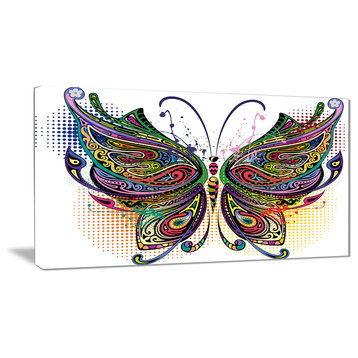 "Variegated Butterfly" Digital Canvas Print, 32"x16"