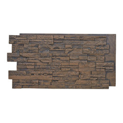 DURANGO FAUX STACKED STONE- 24"H x 48"W - Wall Panels