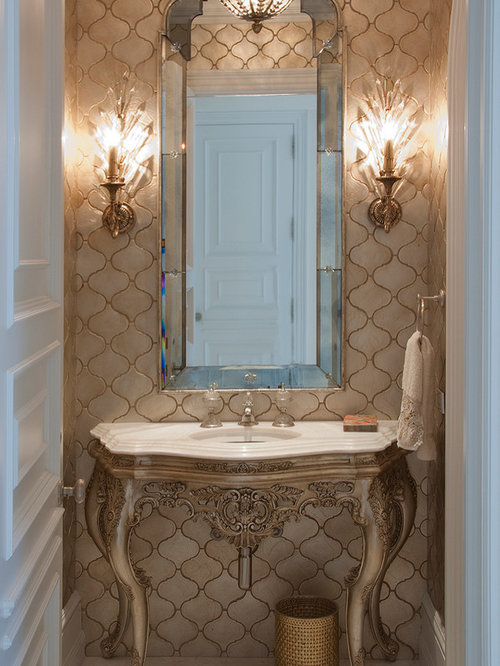 8 Victorian Los Angeles Powder Room Design Ideas & Remodel Pictures Houzz