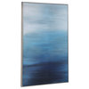 Moonlit Sea Hand Painted Canvas