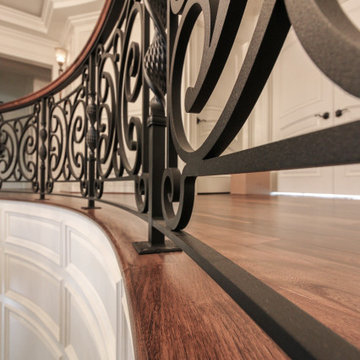 Project #74 | Circular Staircase with Hand-Forged Metal Panels