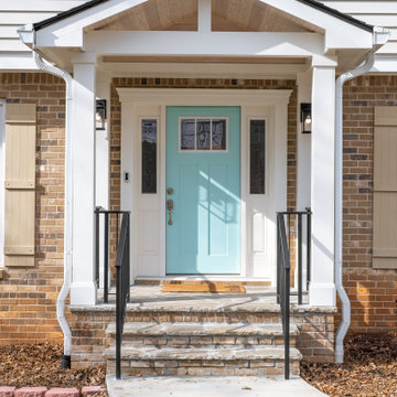 Timeless Curb Appeal: Front Portico Perfection