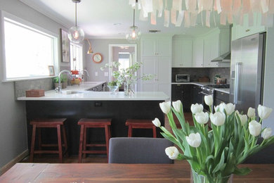 This is an example of a traditional kitchen in Bridgeport.